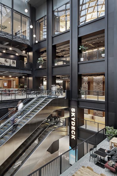 Access to elevators leading to Skydeck Chicago is overseen by security personnel and tightly restricted at the Willis Tower.