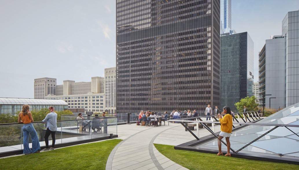 The fourth-floor terrace can be accessed by the public at the renovated Willis Tower.